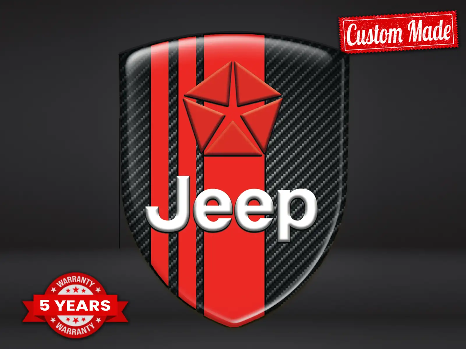 Jeep Emblemi Auto Personalizzati Forti Stellari Premium